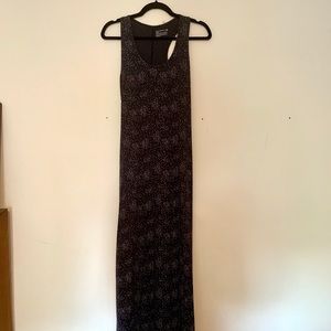 Pact Organic navy patterned maxi dress